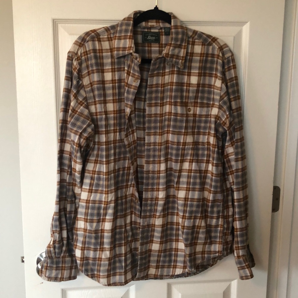 G.H. Bass - Flannel - Brown/ Tan